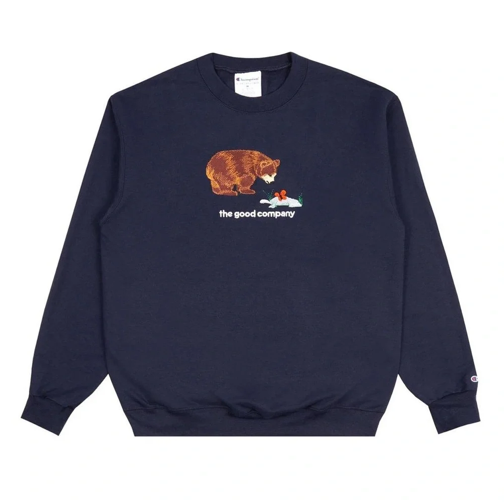 Champion‎ x The Good Company Bear Crewneck Sweater.
